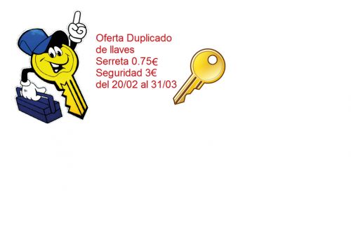 OFERTA COPIA DE LLAVES